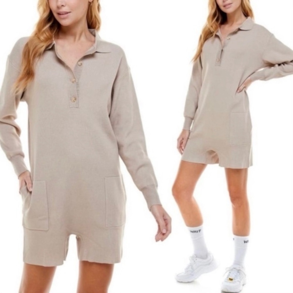 WAYF ‘98 Long Sleeve Romper‎